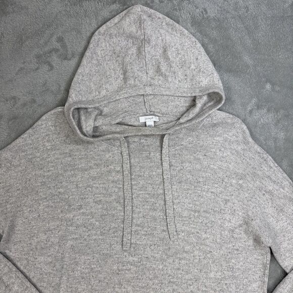 PureJill Women's Gray Sweater Hoodie Long Pullover Size Medium - Picture 4 of 9